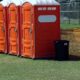 porta potty at outdoor event