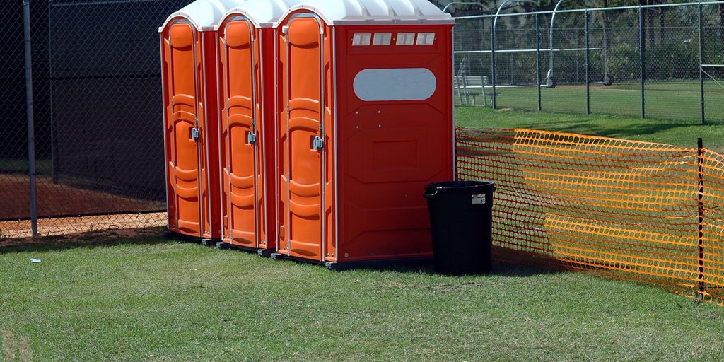 porta potty at outdoor event