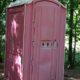 porta potty in an outdoor event