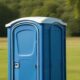 fancy porta potty at outdoor event