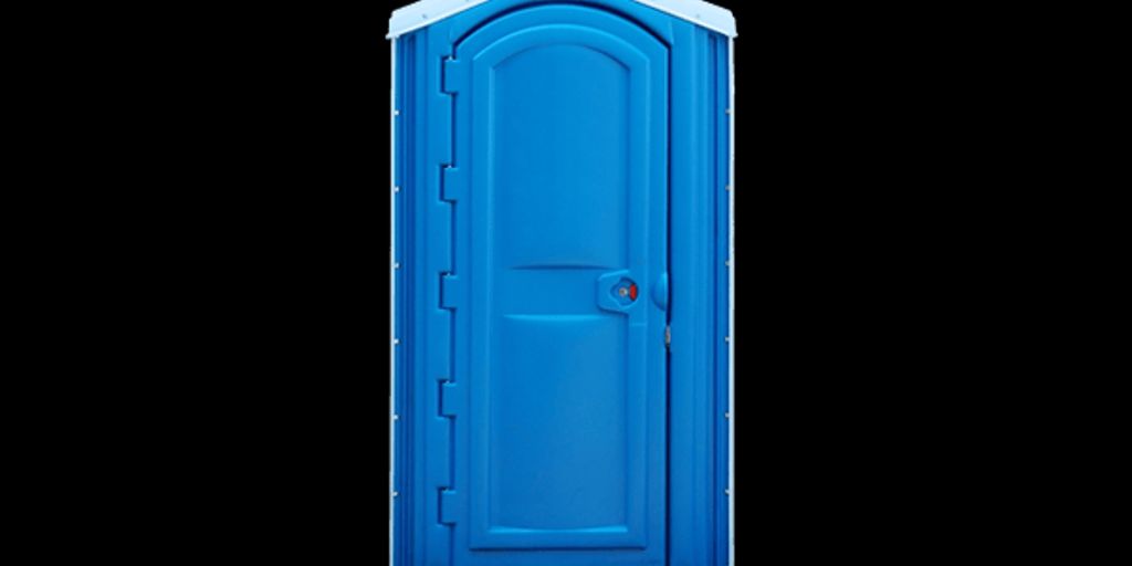 porta potty with handwash station at outdoor event