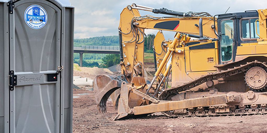 porta potty construction site