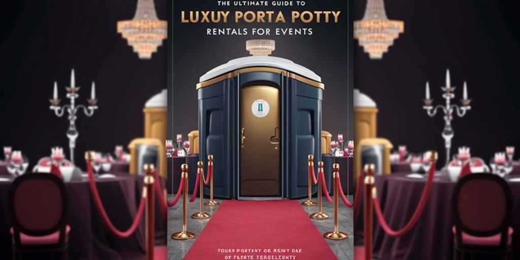 fancy porta potties outdoor event