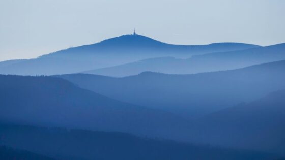 black mountain under white sky during daytime