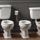 Timeline of toilet evolution from chamber pot to smart toilet.